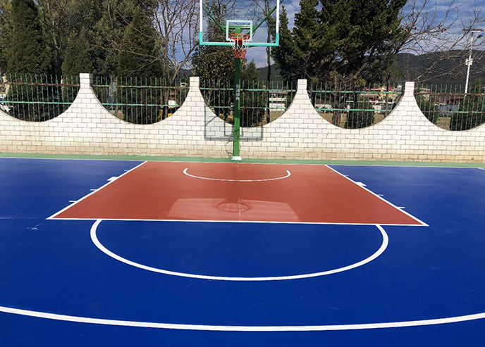 云南民族中學(xué)團(tuán)結(jié)校區(qū)-硅PU地坪施工